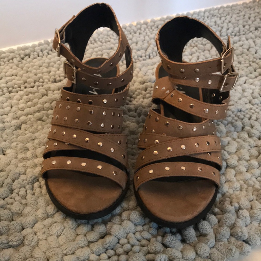 VICI studded sandal with chunky heel